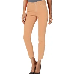 Alina Frayed Hem Corduroy Ankle Pants