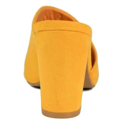 Allea Block Heel Mule Sandals