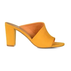 Allea Block Heel Mule Sandals