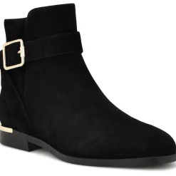 Alleva Faux Suede Ankle Booties