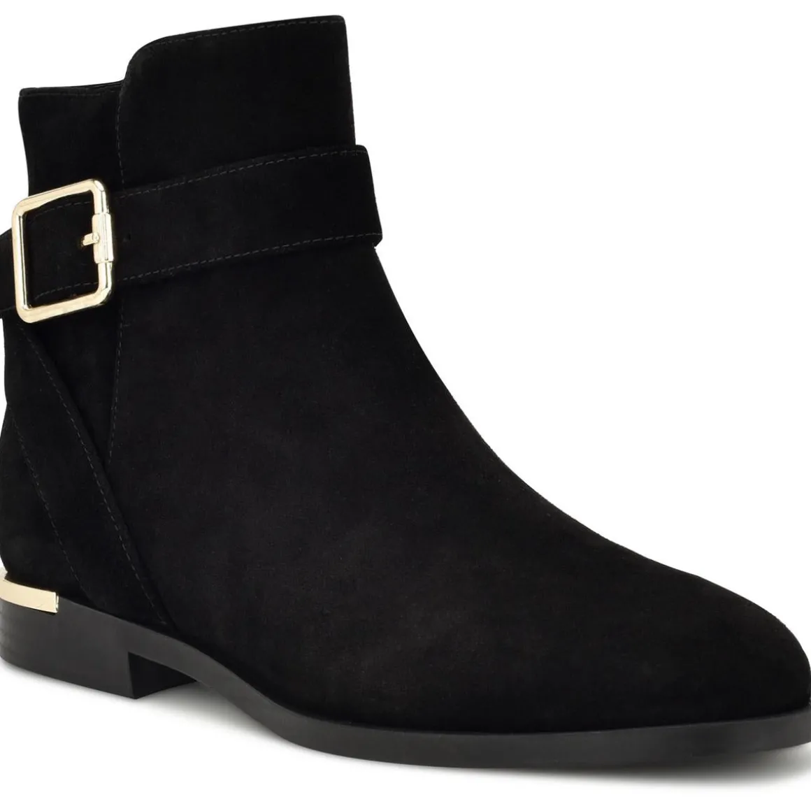Alleva Faux Suede Ankle Booties