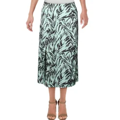 Altamont Tiger Print A-Line Midi Skirt