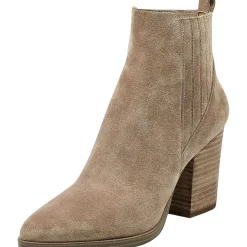 Alva Solid Pointed Toe Ankle Boots