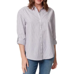Amanda Collared Button-Down Top
