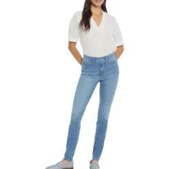 Ami High Rise Light Wash Skinny Jeans