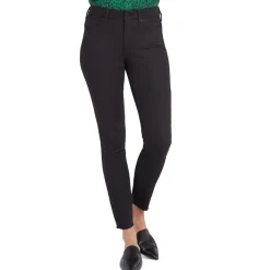 Ami Mid-Rise Frayed Hem Skinny Jeans