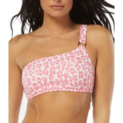 Animal One Shoulder Bikini Swim top