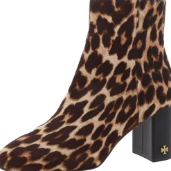 Animal Print Calf Hair Ankle Boots