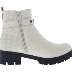 Animal Print Faux Leather Ankle Boots