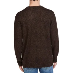 Animal Print Wool Cardigan Sweater