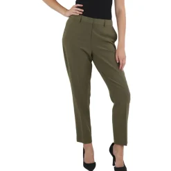 Ankle Solid Dress Pants