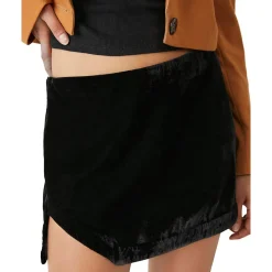 Annalise Velvet Short Mini Skirt