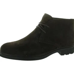 Annapolis Lace-Up Faux Suede Chukka Boots