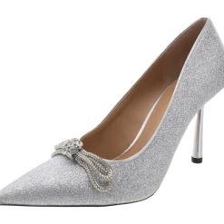 Antoinette Glitter Faux Leather Pumps