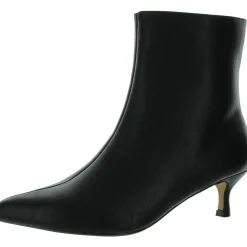 Arely Faux Leather Pointed Toe Ankle Boots