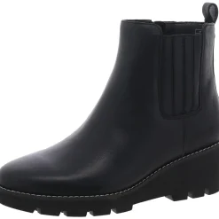 Aria Leather Zipper Ankle Boots