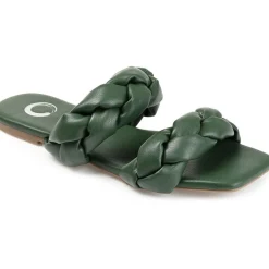 Arietta Slip On Open Toe Slide Sandals