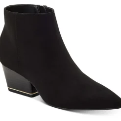 Armena Faux Suede Pointed Toe Ankle Boots