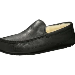 Ascot Leather Lined Loafer Slippers