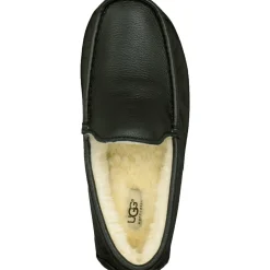 Ascot Leather Lined Loafer Slippers