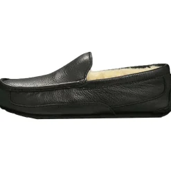 Ascot Leather Lined Loafer Slippers