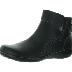 ASHLAND MABEL Leather Zipper Ankle Boots