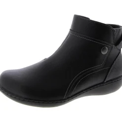 ASHLAND MABEL Leather Zipper Ankle Boots