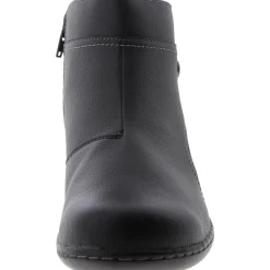 ASHLAND MABEL Leather Zipper Ankle Boots