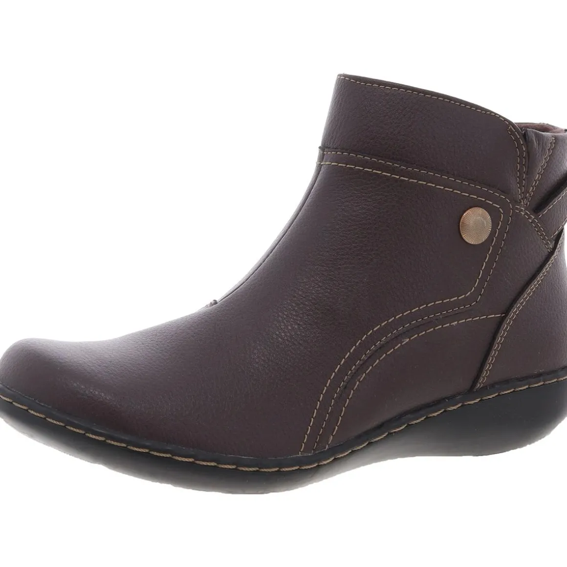 ashland Mabel Zipper Leather Booties