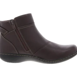 ashland Mabel Zipper Leather Booties
