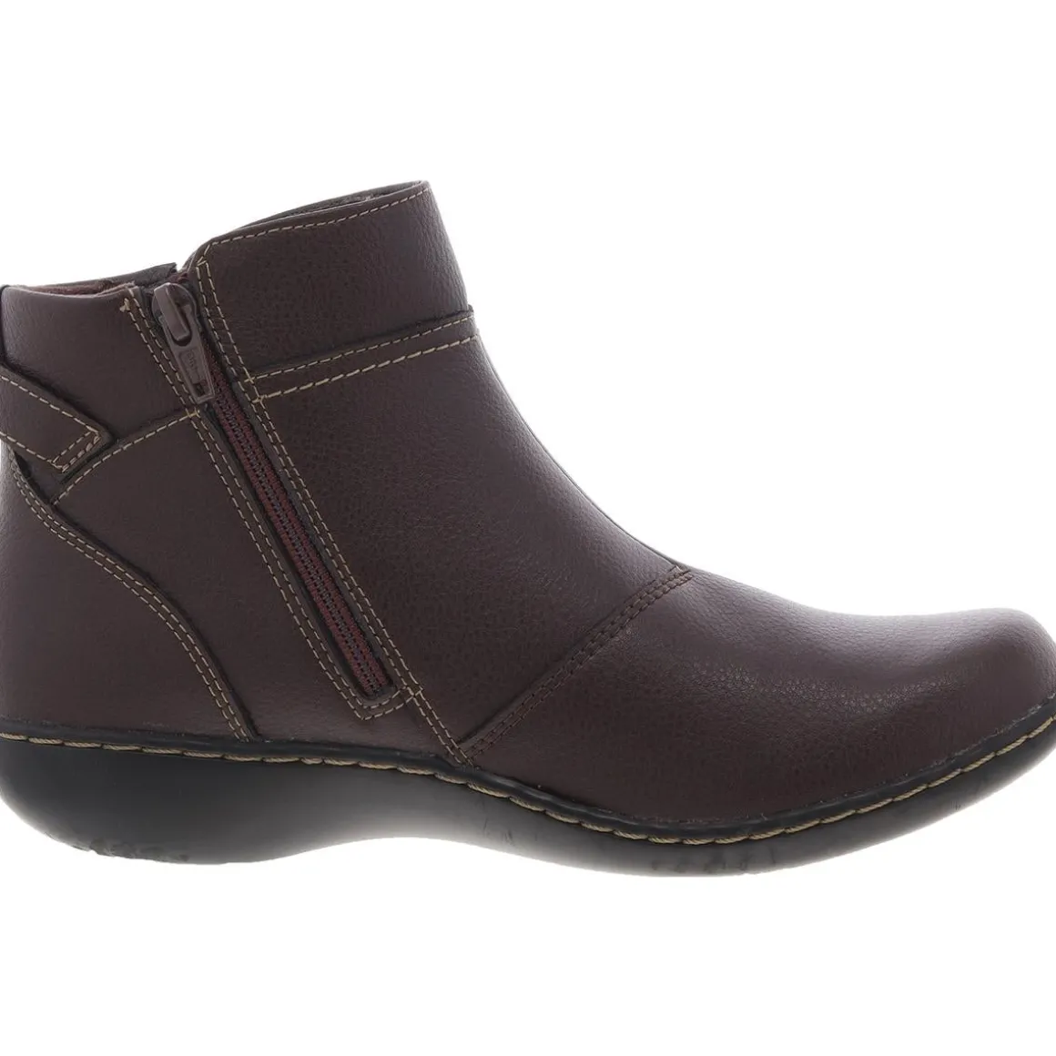 ashland Mabel Zipper Leather Booties