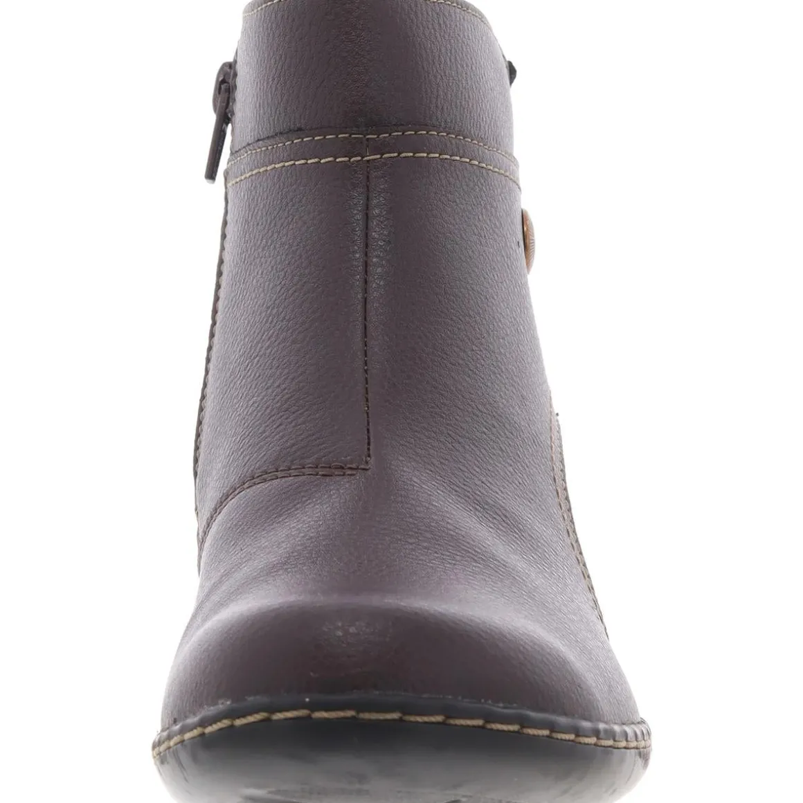ashland Mabel Zipper Leather Booties