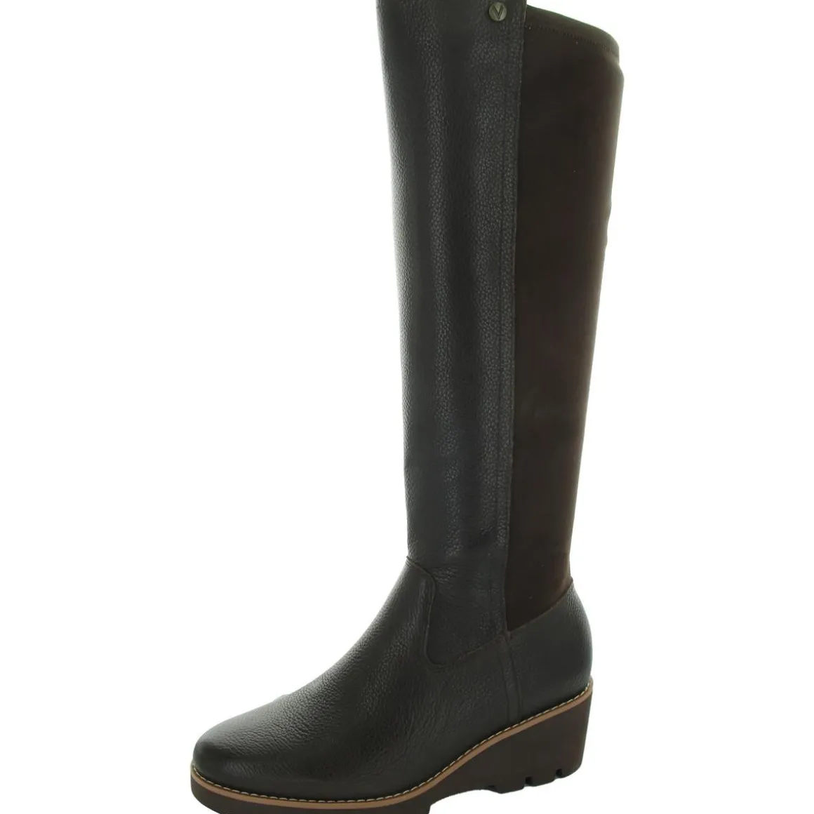 Ashland Zipper Leather Knee-High Boots