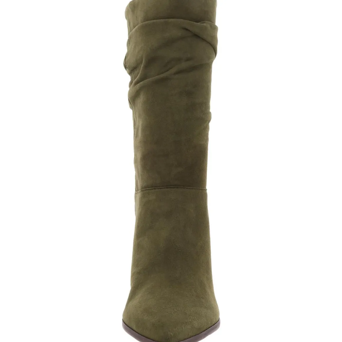 Ashlee Solid Suede Mid-Calf Boots
