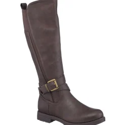 Aston Faux Leather Knee-High Boots