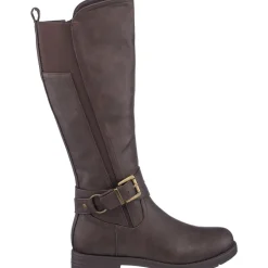 Aston Faux Leather Knee-High Boots