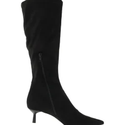 astoria Zipper Faux Suede Knee-High Boots