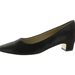 Astyr Leather Almond Toe Dress Heels