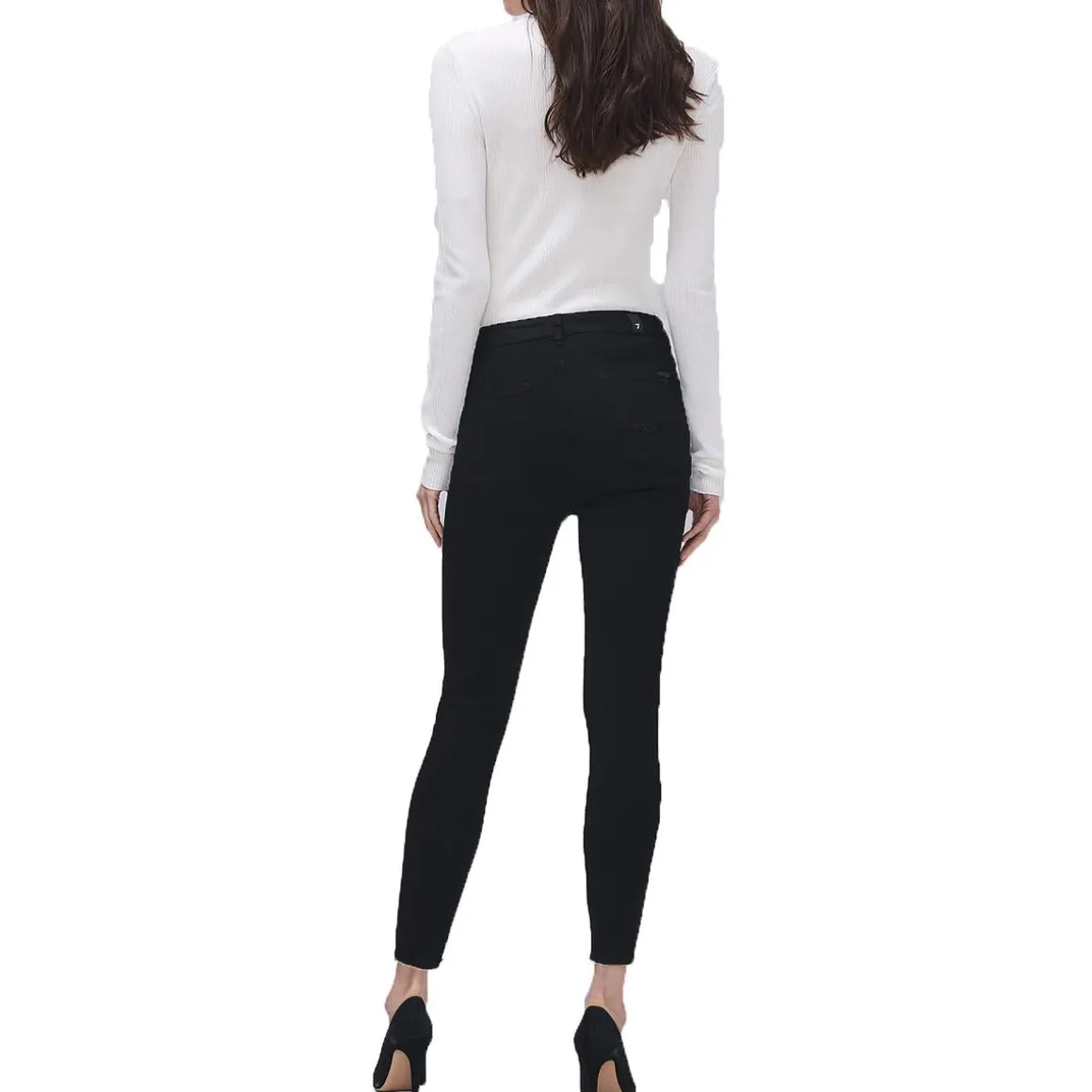 Aubrey Rhinestone Denim Skinny Jeans