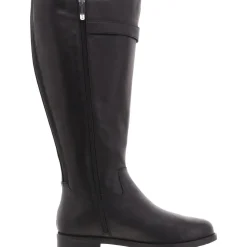 Aubrey Wide Calf Leather Knee-High Boots