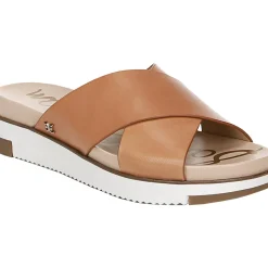 Audrea Solid Slip On Slide Sandals