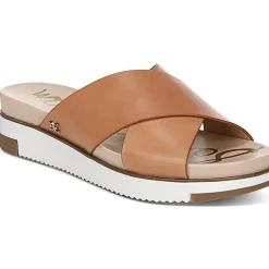 Audrea Solid Slip On Slide Sandals