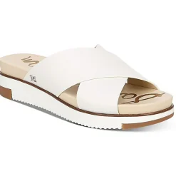 Audrea Solid Slip On Slide Sandals