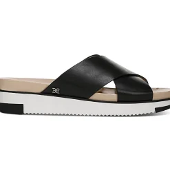 Audrea Solid Slip On Slide Sandals