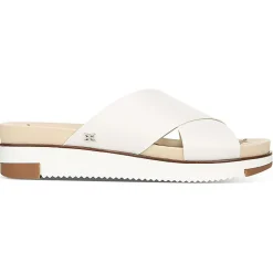 Audrea Solid Slip On Slide Sandals