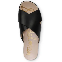Audrea Solid Slip On Slide Sandals