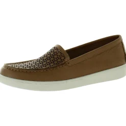 Audrey Pull-on Leather Moccasins