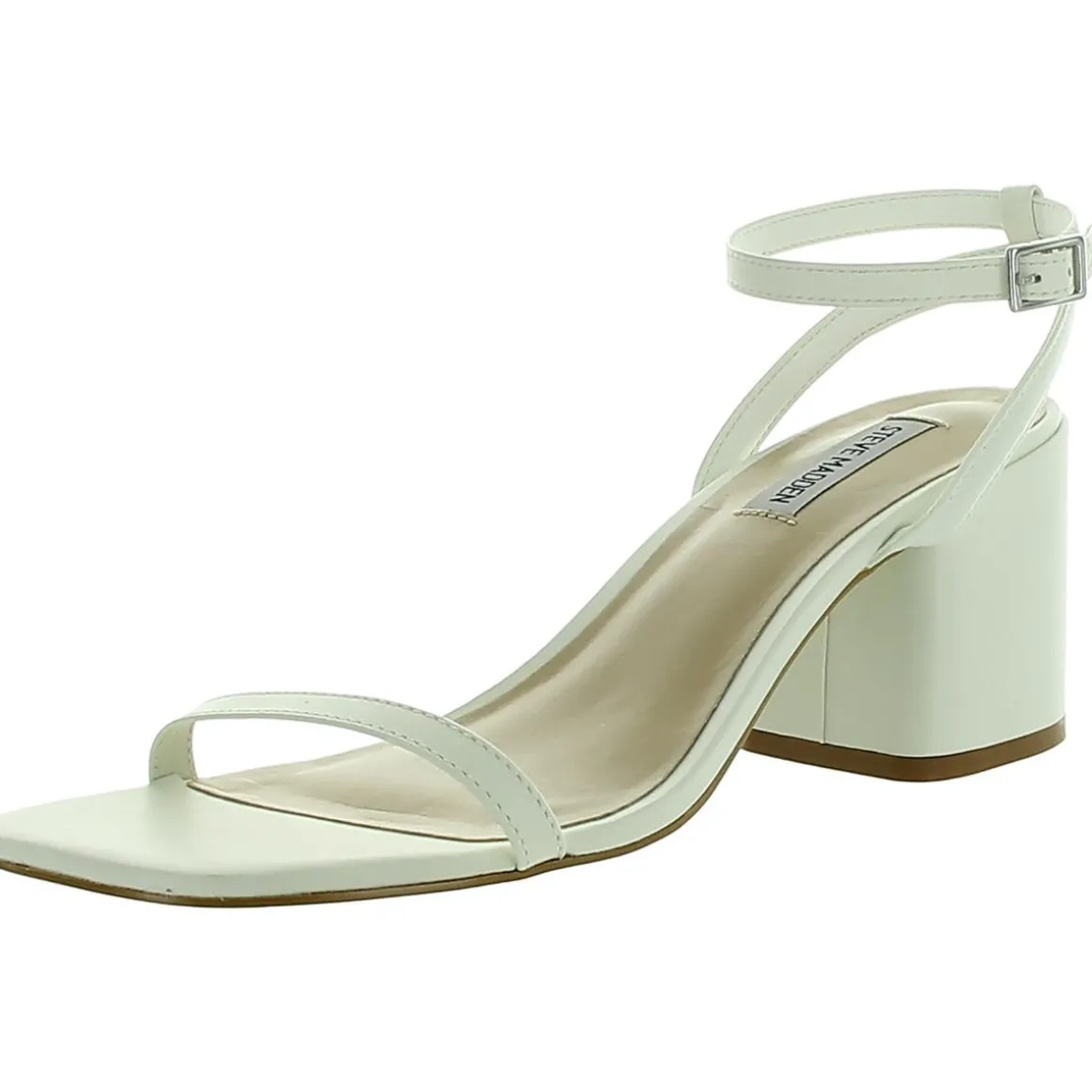 Audrina Leather Block Heel Slingback Sandals