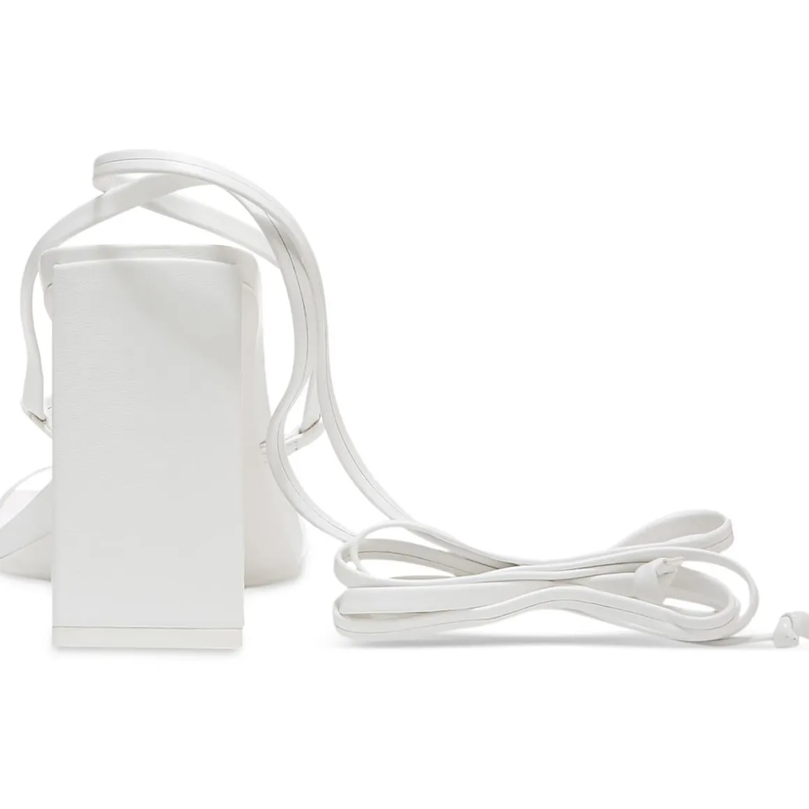 AURORAA Faux Leather Strappy Block Heel