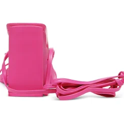 AURORAA Faux Leather Strappy Block Heel